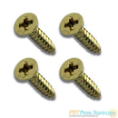 Jandy MiniJet cover plate, screws, brass