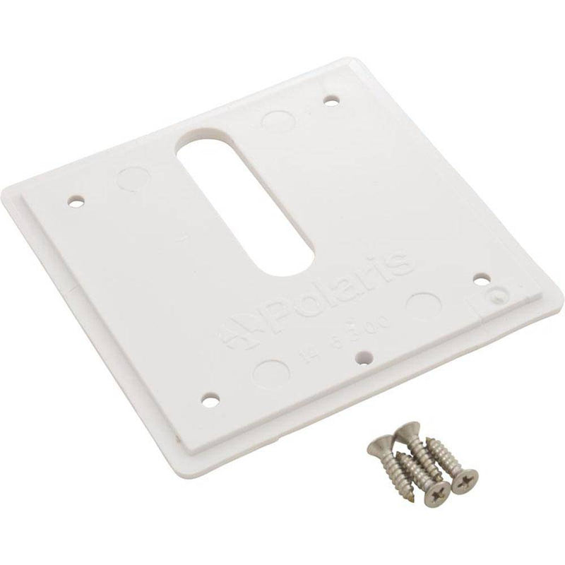 Jandy MiniJet cover plate, screws, white