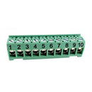 Jandy Terminal Bar Connector, 10 Pin Green, AquaLink RS