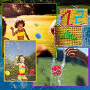 JAOCDOEN Water Balls for Kids Bulk- 60 Pcs Cotton Splash Soaker Bomb Ball Reusable Splash Water Bouncing Balls Trampoline Toys Accessories