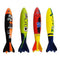 Jhana Torpedo Rocket Throwing Toy Swimming Pool Diving Game 4Pcs/Set (Multicolor)
