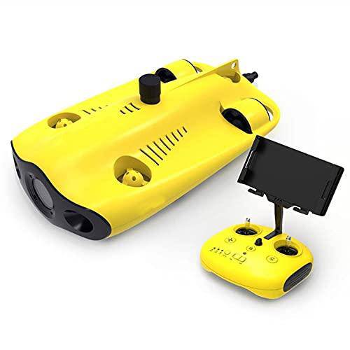 JINFENFG Underwater Detector 4K High-Definition Diving Photography Inspection Machine Discovery Search and Rescue RC Submarine Drone Dive Depth Up to 100 Meters Endurance Time Up to 4 Hours