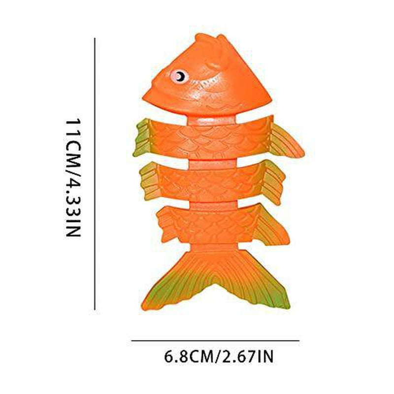 jiuyao Pool Toy, Pool Toy Children Diving, Diving Toy Set for Children, Torpedos Gemstones Fish Algae Diving Toy, Water Training Fun Toy (A-19 Pieces)