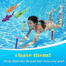 JOINBO 32 Pcs Dive Toys Pool Toys/Underwater Swimming Toys, New Diving Shark (2Pcs), Jumbo Diving gem (8Pcs), Treasures (12 Pcs), Rings (3pcs), Torpedo Bandits (3Pcs),Diving Sticks(3Pcs)