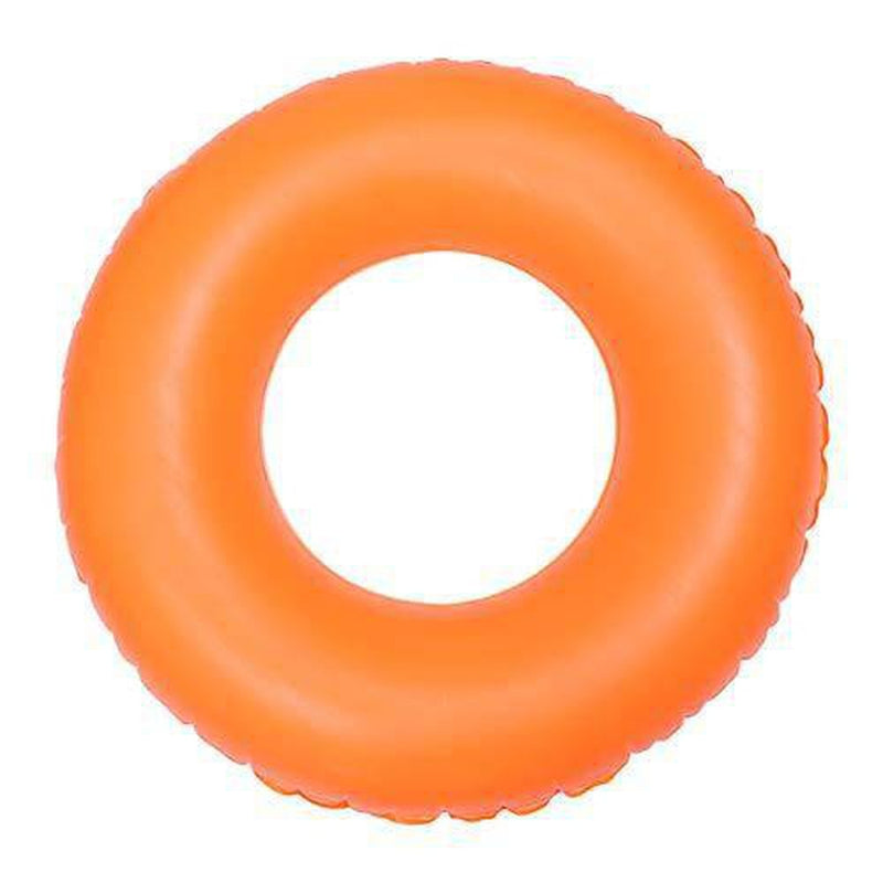 jojofuny Dolphin Whale Pattern Swim Ring, Portable Inflatable Swim Tube Raft Float Ring Life Ring Pool Supplies Swimming Ring for Beach Outdoor Party Supplies- 80CM