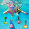 JOYIN Light-up Diving Pool Toys Set, 6 Packs of Diving Toy Animals, Pool Party Games, Underwater Sinking Swimming Pool Toy for Kids