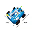 JunFang Inflatable Bumper car Swimming Ring, Water Games, Summer Outdoor Water Toys for Children, with Water Gun
