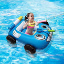 JunFang Inflatable Bumper car Swimming Ring, Water Games, Summer Outdoor Water Toys for Children, with Water Gun