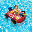 JunFang Inflatable Bumper car Swimming Ring, Water Games, Summer Outdoor Water Toys for Children, with Water Gun