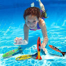 Kadimendium Durable Portable Safe Diving Toys Swimming Training Toys for Children to Practice Underwater Swimming Skills