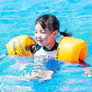 Kaixujf Swimming Arm Float Rings Children's Inflatable Swimming Water Sleeve Floating Ring Swimming Rings for Kids Adults (Yellow)