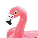 KASIQI Large Inflatable Flamingo Pool Float, Inflatable Floaties Seat Summer Swimming Pool Ride Red Crane Floating Raft Lounge Water Row Adults Children Water Party Toys for Beach Party