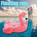 KASIQI Large Inflatable Flamingo Pool Float, Inflatable Floaties Seat Summer Swimming Pool Ride Red Crane Floating Raft Lounge Water Row Adults Children Water Party Toys for Beach Party
