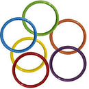 Kasuyi 6 Pcs Pool Diving Rings for Kids, Diameter 5.5 Inch Plastic Material Pool Diving Toys, Use for Pool Parties, Underwater Plays, Multicolour
