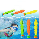 Kekailu Diving Toy,Diving Ring Sea Plant Rod Summer Swimming Pool Underwater Game Throwing Toys,Random Color 4Pcs Diving Ring