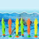 Kekailu Diving Toy,Diving Ring Sea Plant Rod Summer Swimming Pool Underwater Game Throwing Toys,Random Color 4Pcs Diving Ring