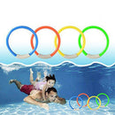Kekailu Diving Toy,Diving Ring Sea Plant Rod Summer Swimming Pool Underwater Game Throwing Toys,Random Color 4Pcs Diving Ring