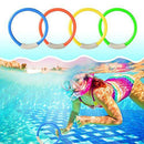 Kekailu Diving Toy,Diving Ring Sea Plant Rod Summer Swimming Pool Underwater Game Throwing Toys,Random Color 4Pcs Diving Ring