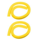 Kesoto 2pcs Fry Swimming/Swimming Pool Non-Toxic Flexible Float Water Buoy Pool Noodle Tool Training Swimming - Yellow
