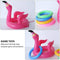 KESYOO 2 Sets Inflatable Flamingo Pool Ring Toss Game Toys Swimming Pool Toys Hawaiian Luau Beach Toys Carnival Outdoor Water Floats Pool Games Sport Target Toys