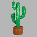KESYOO 2Pcs Inflatable Cactus Flamingo Cactus Tree Prop Beach Backdrop Decor Swimming Toys for Hawaii Luau Summer Pool Party Favors