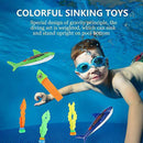 Kisangel Diving Toy Set Sinking Dive Sticks for Pool Games Summer Outdoor Water Toys Kids Boys Girls Kindergarten Swimming Pool Toy 1 Set