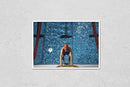 KwikMedia Poster Reproduction of Swimmer Preparing to Dive in Pool