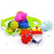 LAFALA Bath Toy Pool Toys Floating Animal Toys Rubber Bath Squirt Toys with Fishing Net Scoop for Bay Bath Toys Swimming Pool Toy 7 Pack