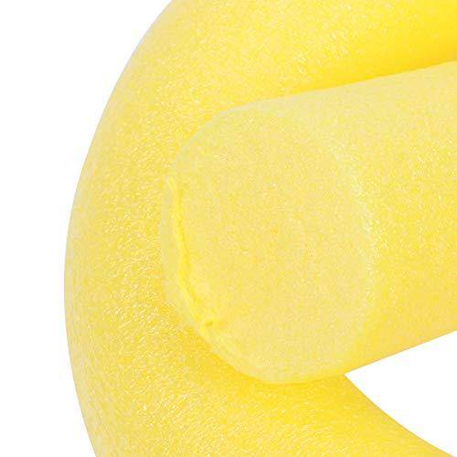 LAJS Swimming Stick, Harmless and Odorless Quality Epe Materials Strong Floating Power Soft Texture(Yellow, Solid 6.5150CM)