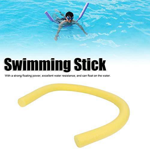 LAJS Swimming Stick, Harmless and Odorless Quality Epe Materials Strong Floating Power Soft Texture(Yellow, Solid 6.5150CM)
