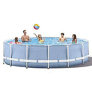 LAOLI 305×76 cm Round Pipe Rack Pool Round Frame Above Ground Pool Pond Family Swimming Pool Frame Structure Pool