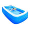 Large Kids and Adults Inflatable Pools Family Interaction Summer Pool Party Big Space Parent-Child Interaction Outdoor, Garden, Backyard 300x187x75 cm