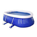 Large Kids Inflatable Pools Family Lounge Pool Abrasion PVC Material Big Space Parent-Child Interaction Backyard Summer Water Party Outdoor Garden 310x200x80 cm