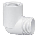 LASCO FITTINGS INC 412-015 1-1/2" MIPTxFIPT 90^ ELL