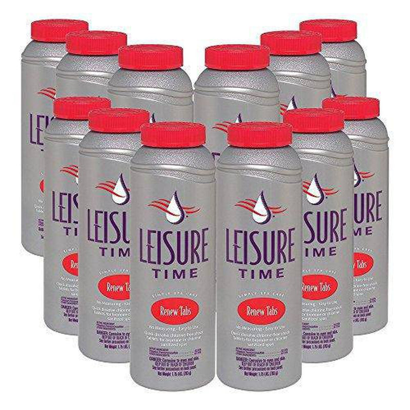 Leisure TIme 45305-12 Renew tabs Hot Tub Shock, 12-Pack