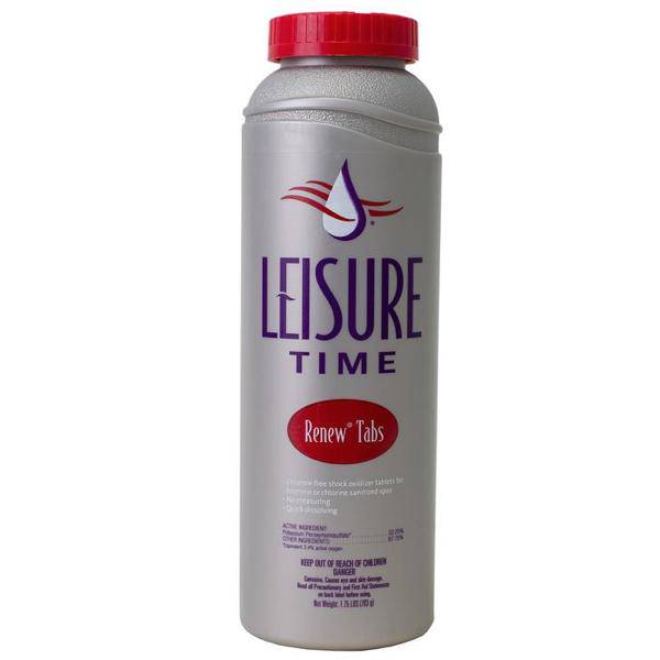 Leisure Time 45305 Renew Tabs Chlorine-Free Shock for Spas and Hot Tubs - 1.75 lbs