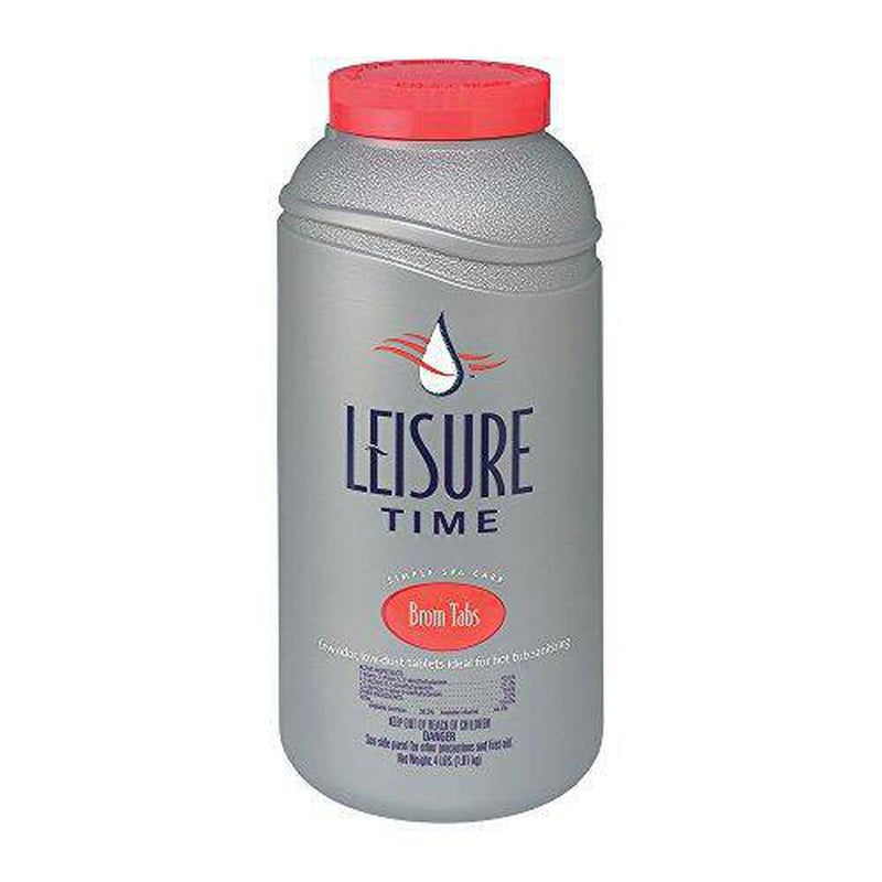 Leisure Time 45430A Brom Tabs Bromine Cleanser for Spas and Hot Tubs, 4 lbs