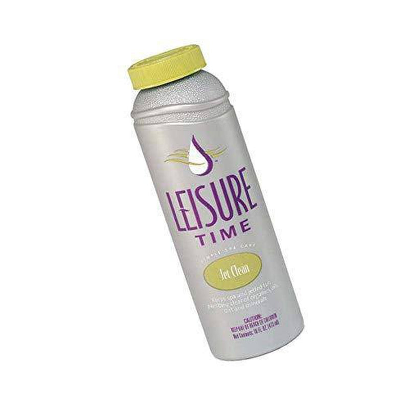 LEISURE TIME Jet Clean Simple Spa Care Jetted Tub Cleaner Spa Maintenance (45450A),16 Ounces (New Version)