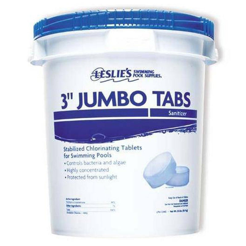 Leslie's 3" Jumbo Tabs Chlorine Bucket 35 lb