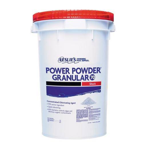 Leslie's Power Powder Granular 50 lbs 70% Chlorine