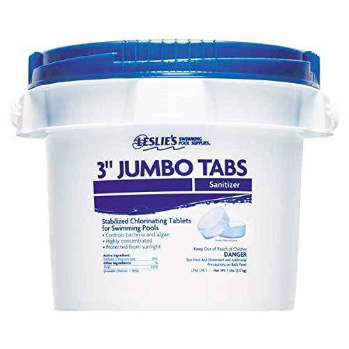 Leslies 3 inch Jumbo Tabs 7 Pound Small Bucket