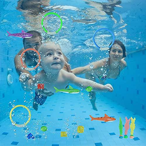Pool Toy Set LightClouds Pool Toys for Kids Diving Pool Toys Set Swimming Pool Divi