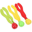 LIKJ Diving Pool Toys, Plastic Durable Colorful Kid Swimming Training Toy Funny Children Diving Toy for Practice Diving for Children