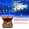 Littryee Pirate Treasure Gems Chest Sets, Kids Diving Gems Toys Sets, 45 Pcs Colorful Diving Gem Toy, with Treasure Box, Pool Toys Set