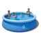 LLZH Inflatable Swimming Pool 12ft Easy Set Ring Family Pool Above Ground for Kids, Adults, Garden, Backyard Water Party