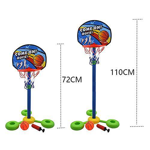 luning Swimming Pool Basketball Hoop Set,Floationg Pool Toys for Kid & Adult Pool Floats - Ring Toss Game Foam Water Sprinkler Balls and Hand Pump - Floating Water Play Gift - Amphibious Charming