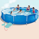 LYYJIAJU Inflatable Swimming Pools, Inflatable Kiddie Pools, Family Swimming Pool,Above Ground Round Frame Pool Set | for Kids & Adults Outdoor,Garden,Backyard,366x76cm
