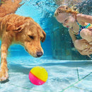 M/B 9 Inch Fills with Water Pool Ball, Swimming Pool Ball with Hose Adapter, Summer Game Beach Pool Ball, Under Water Passing, Diving, Pool Games for Teens Adults
