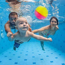 M/B 9 Inch Fills with Water Pool Ball, Swimming Pool Ball with Hose Adapter, Summer Game Beach Pool Ball, Under Water Passing, Diving, Pool Games for Teens Adults