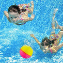 M/B 9 Inch Fills with Water Pool Ball, Swimming Pool Ball with Hose Adapter, Summer Game Beach Pool Ball, Under Water Passing, Diving, Pool Games for Teens Adults